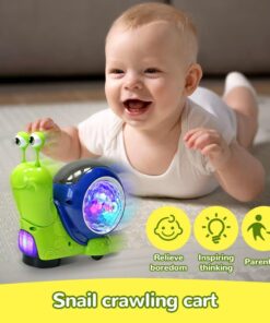 Alternative view of Crawling Snail Baby Toy with Music Light Interactive Musical Toys