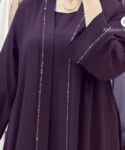 Premium Quality Turkish Party Burkha – Purple