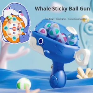 Blue Whale Ball Gun With 12 Balls